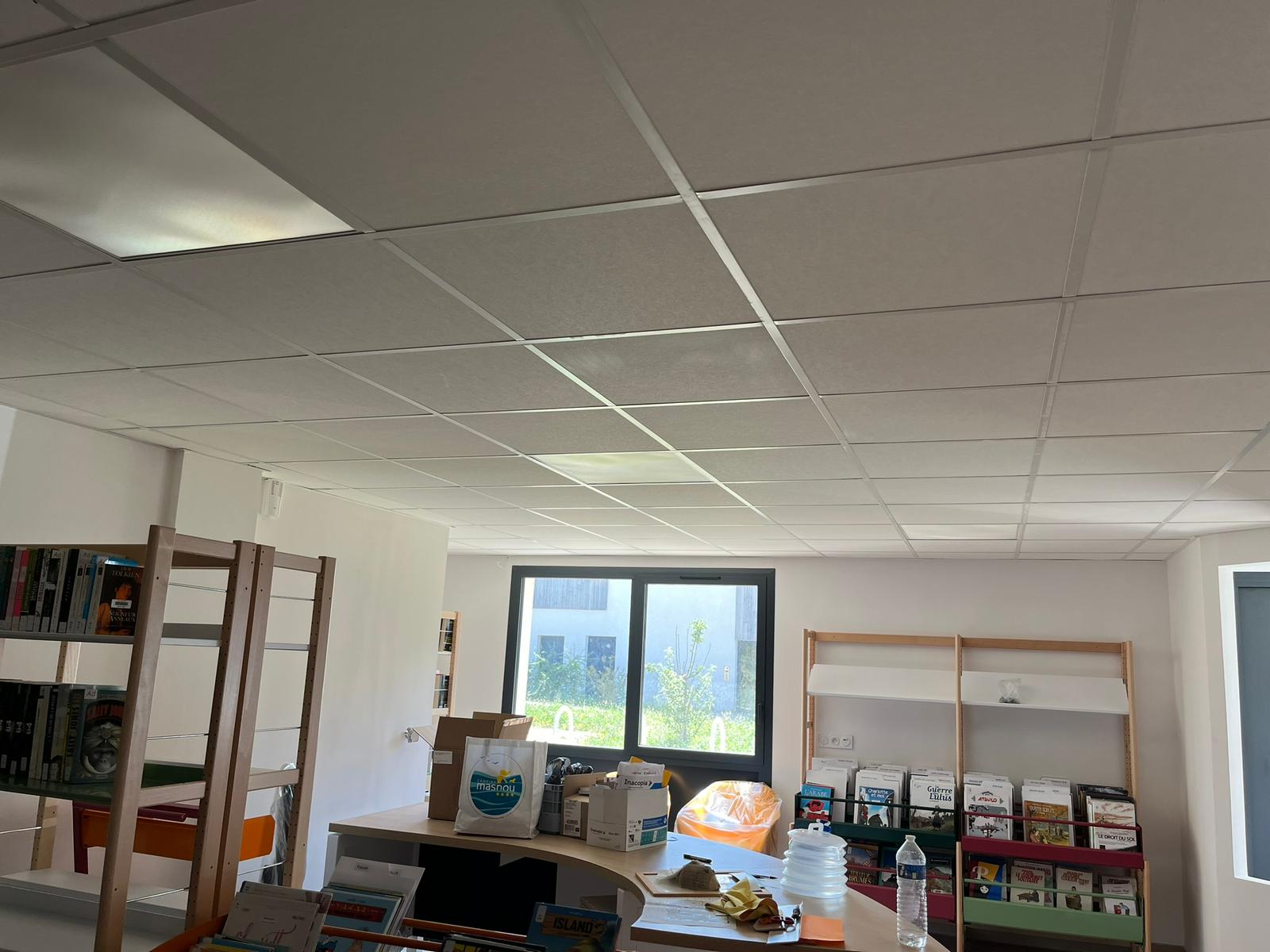 Chantier construction bibliothèque a Champagnier 38800 — photo 3