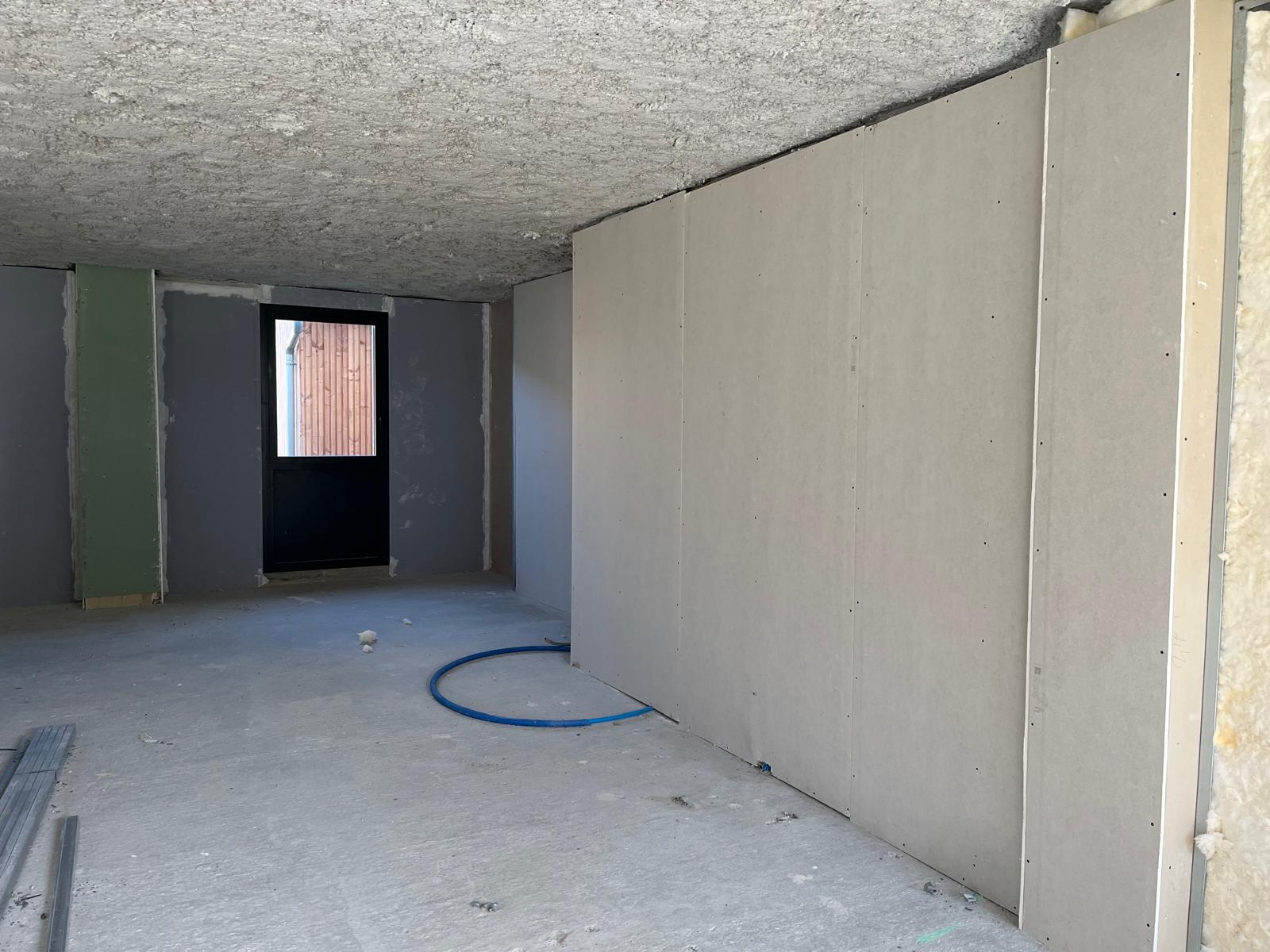 Chantier construction bibliothèque a Champagnier 38800 — photo 2