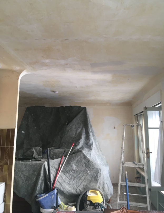 Avant travaux — Rénovation peinture murs et plafond — Tullins (38210) et alentour